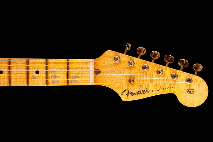 Електрогітара Fender Custom Shop Limited Edition '55 Hardtail Stratocaster Journeyman Relic Gold Hardware Natural Blonde