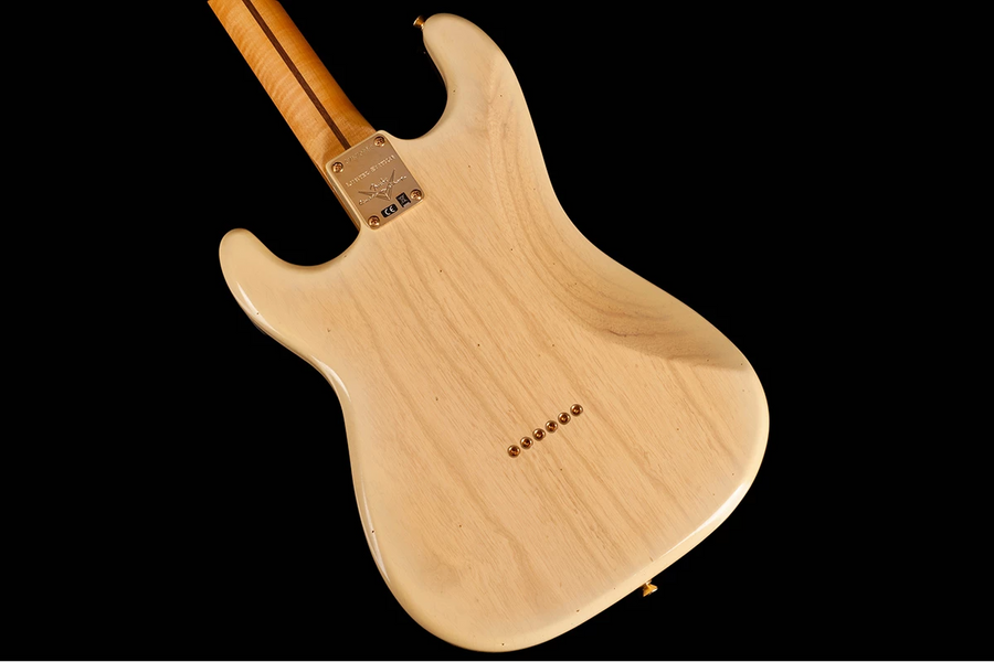 Електрогітара Fender Custom Shop Limited Edition '55 Hardtail Stratocaster Journeyman Relic Gold Hardware Natural Blonde