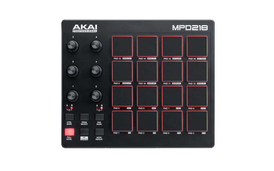 MIDI контроллер AKAI MPD218