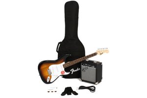 Гітарний набір Squier by Fender Stratocaster Pack LR Brown Sunburst Gig Bag 10G - 230V