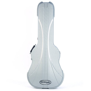 Кейс для гитары ROCKCASE RC ABS 10509S Premium Line - Acoustic Guitar ABS Case, curved - Silver
