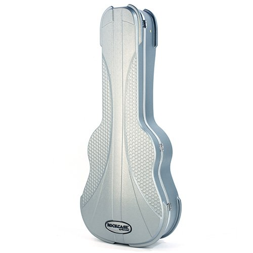 Кейс для гітари ROCKCASE RC ABS 10509S Premium Line - Acoustic Guitar ABS Case, curved - Silver