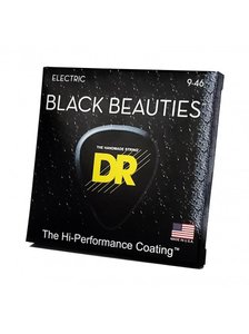 Струни для електрогітари DR Strings Black Beauties Electric - Light Heavy (9-46)