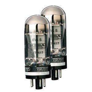 Подобранная пара ламп Mesa Boogie 6V6 Gta Str 417 Vacuum Tube Duet