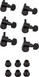 Кілки для електрогітари  Fender Locking Tuning Machine For Stratocaster/Telecaster Black - фото 3