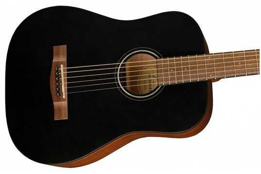 Акустическая гитара FENDER FA-15 STEEL 3/4 BLACK WN w/BAG