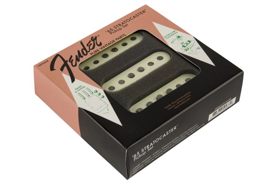 Набір звукознімачів Fender Pure Vintage '65 Strat Pickup Set Vintage White (3)