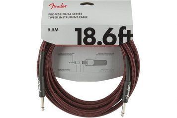 Кабель інструментальний Fender Cable Professional Series 18.6' Red Tweed