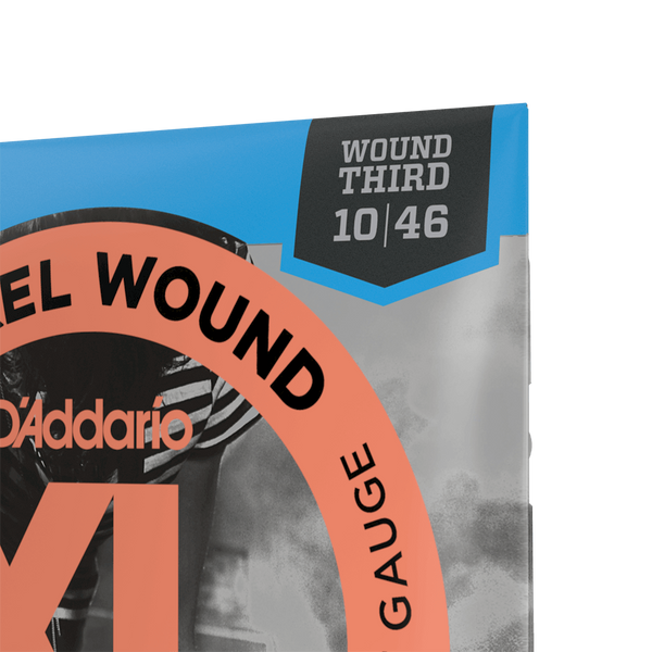 Струны для электрогитары D'ADDARIO EXL110W XL Nickel Wound Regular Light Wound 3RD (10-46)