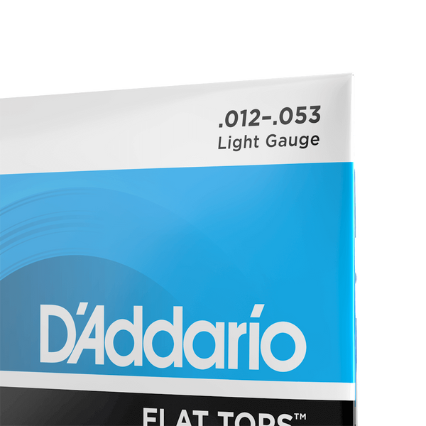 Струны для акустической гитары D'ADDARIO EFT16 Flat Tops Phosphor Bronze Light (12-53)