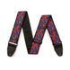 Гитарный ремень DUNLOP JIMI HENDRIX BLACKLIGHT LOVE DROPS PINK STRAP - фото 2