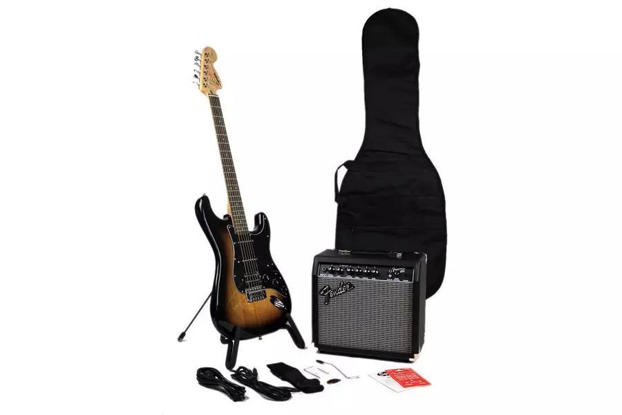 Электрогитара SQUIER by FENDER Affinity Series Strat HSS Pack LR BS GIG Bag 15G