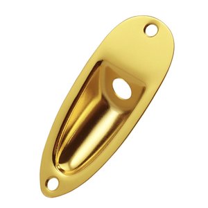 Разъем-планка PAXPHIL HJ001 GD Strat Style Jack Plate (Gold)