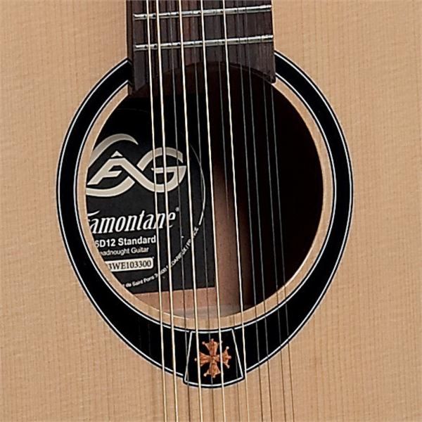 Електро-акустична гітара Lag Tramontane T66D12CE, Натуральний