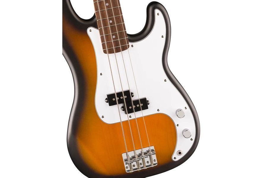 Бас-гитара Squier by Fender Debut Precision Bass LRL 2 Tone Sunburst