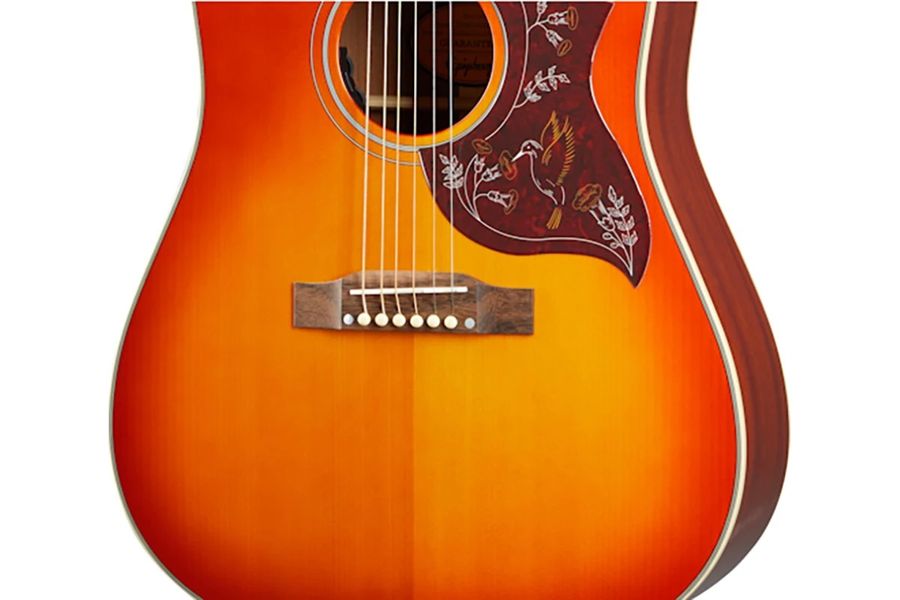 Электроакустическая гитара Epiphone Hummingbird Aged Cherry Sunburst Gloss