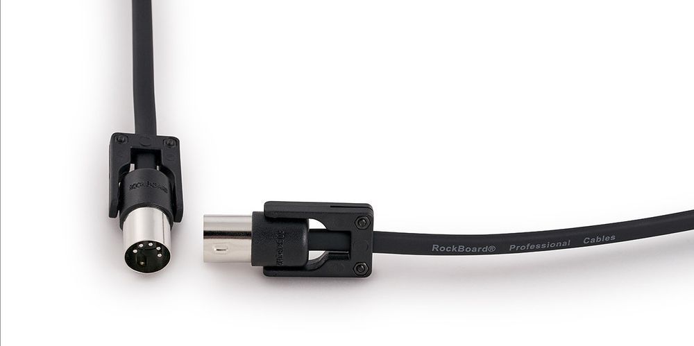 Кабель ROCKBOARD RBO CAB MD FX 200 BK RockBoard FlaX Plug MIDI Cable, 200 cm