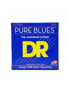 Струни для електрогітари DR Strings Pure Blues Electric Guitar Strings - Medium to Heavy (10-52)