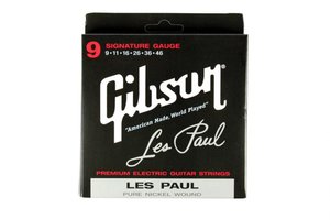 Струны для электрогитары GIBSON SEG-LP9  Les Paul Pure Nickel Wound .009-.042