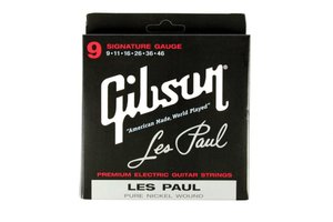 Струни для електрогітари GIBSON SEG-LPS Les Paul SIG. Pure Nickel Wound .009-.046