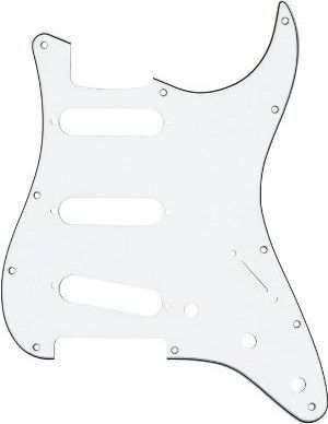 Панель пикгарда DIMARZIO FG2108W 3-PLY Pickguard for Stratocaster (White)