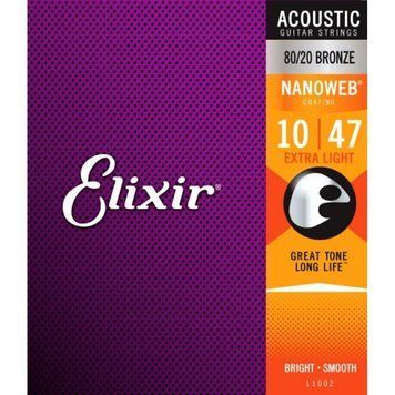 Струны для акустической гитары ELIXIR AC NW EL
