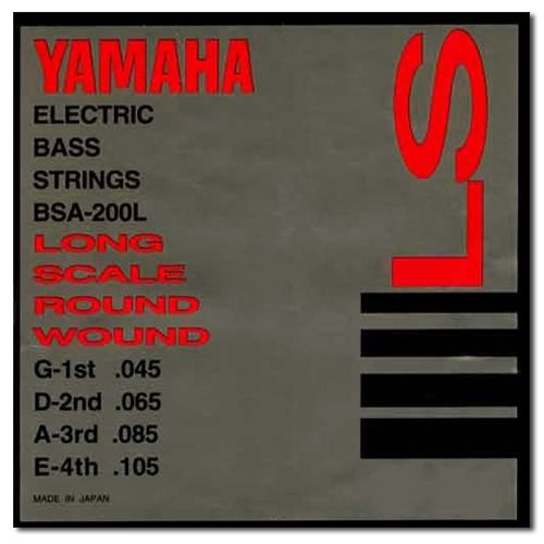 Струны для бас-гитары YAMAHA BSA200L Bass Stainless Steel (45-105)