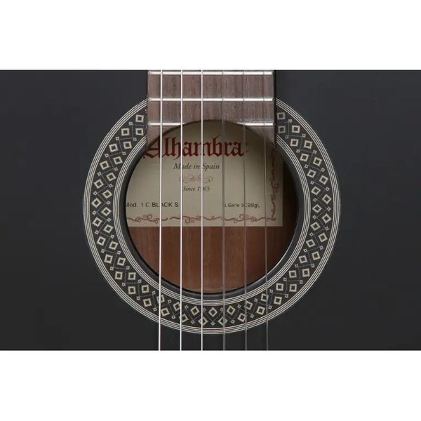 Класична гітара Alhambra 1C Black Satin BAG