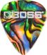 Медиаторы Boss BPK-72-AT Celluloid Pick Thin Abalone 72 Pack - фото 1