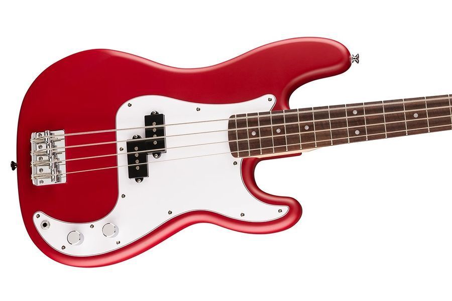 Бас-гитара Squier by Fender Debut Precision Bass LRL Dakota Red
