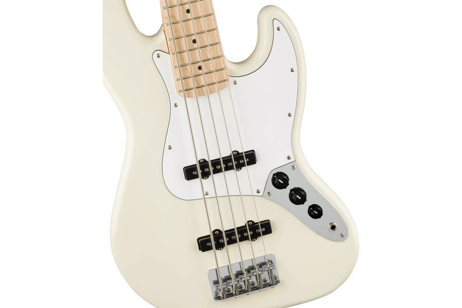 Бас-гитара Squier by Fender Affinity Series Jazz Bass V Mn Olympic White
