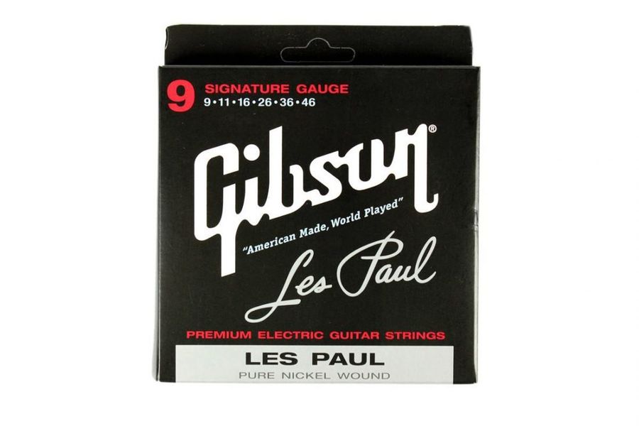 Струны для электрогитары GIBSON SEG-LPS Les Paul SIG. Pure Nickel Wound .009-.046
