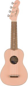 Укулеле Fender Ukulele Venice Soprano Shell Pink Wn