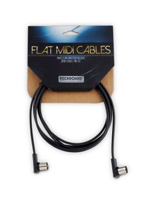 Кабель ROCKBOARD RBO CAB MIDI 200 BK Flat MIDI Cable - Black, 200 cm