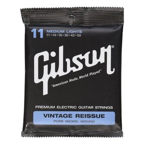 Струны для электрогитары GIBSON SEG-VR11 Vintage Re-Issue Pure Nickel Wound .011-.050