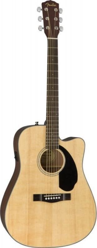 Электроакустическая гитара FENDER CD-60SCE Wn Natural ○ Купить в