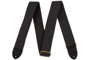 Ремінь гітарний Fender 2 Cotton BK Oval Logo Strap
