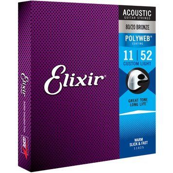 Набор струн для акустической гитары Elixir AC PW CL