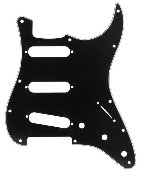 Панель пикгарда DIMARZIO FG2108B 3-PLY Pickguard for Stratocaster (Black)