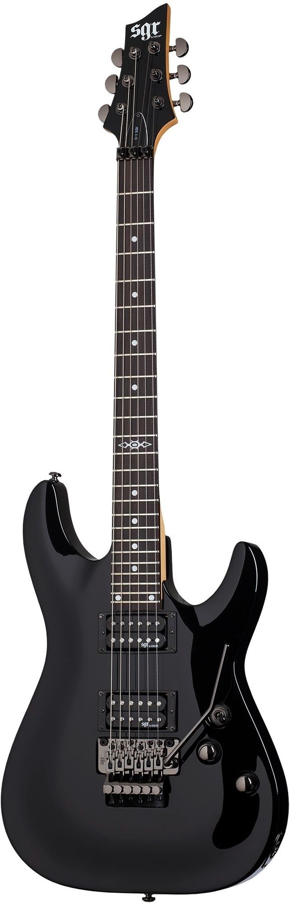 Электрогитара C-1 SGR FR By Schecter BLK ○ Купить в интернет-магазине ≡  Гитарный дом