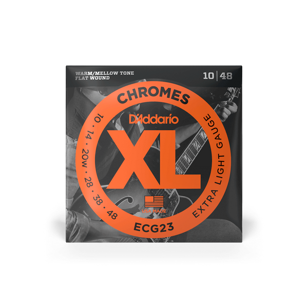 Струны для электрогитары D'ADDARIO ECG23 XL Chromes Extra Light (10-48)