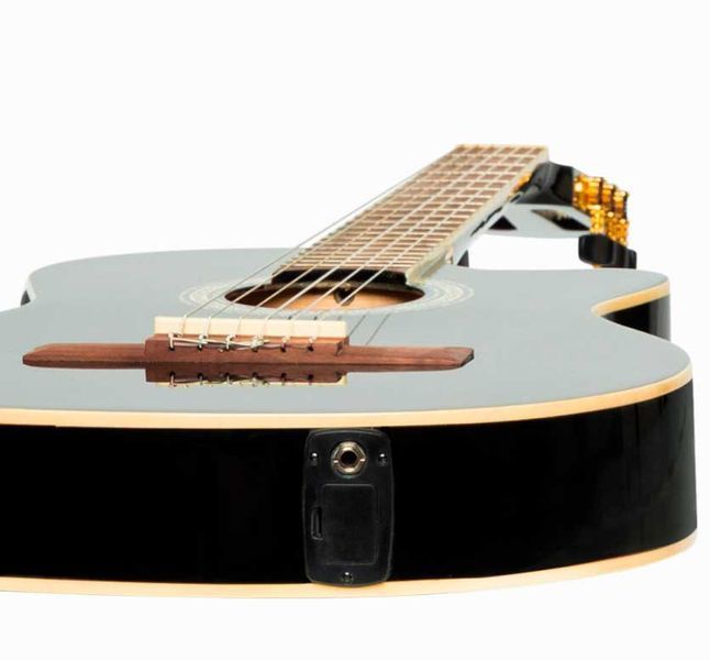 Електроакустична гітара STAGG N SCL60 TCE-BLK
