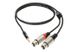 Кабель Klotz KY8-180 Minilink Pro Y-Cable 1.8 m Black - фото 3
