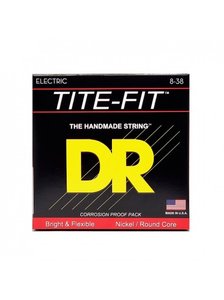 Струны для электрогитары DR Strings Tite-Fit Electric - Light Light (8-38)
