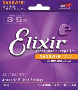Набор струн для акустической гитары Elixir AC NW 12H