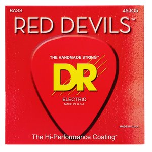 Струны для бас-гитары DR Strings Red Devils Bass - Medium (45-105)
