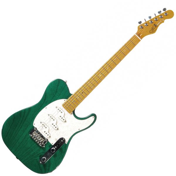 Електрогітара G&L ASAT Z3 (Clear Forest Green, maple, 3-ply Pearl). № CLF45565. Made in USA