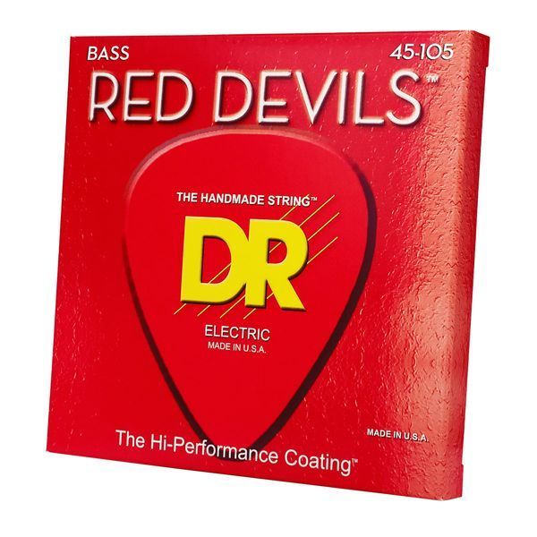 Струны для бас-гитары DR Strings Red Devils Bass - Medium (45-105)