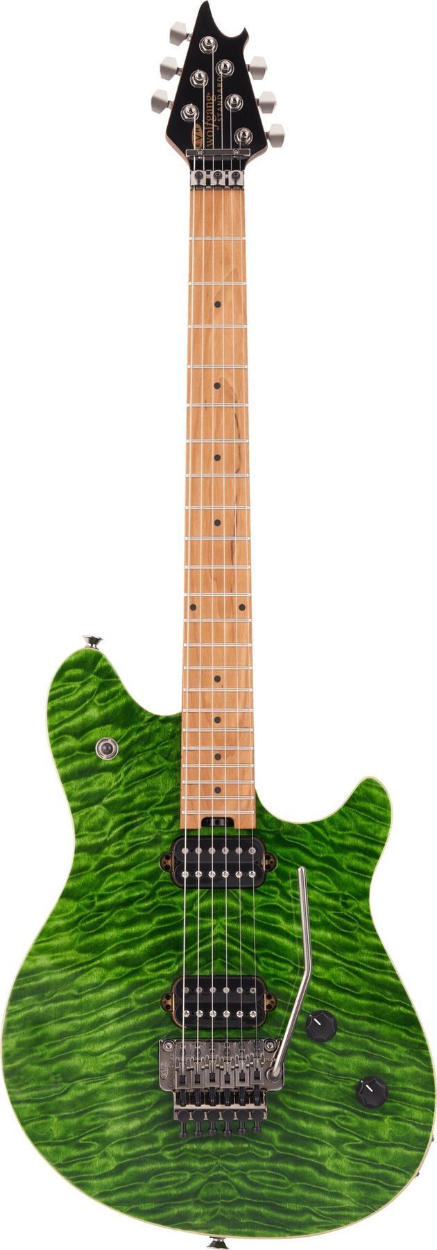 Електрогітара EVH Wolfgang WG QM Transparent Green ○ Купити в