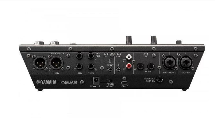 Аудіоінтерфейс Yamaha AG08 (Black)